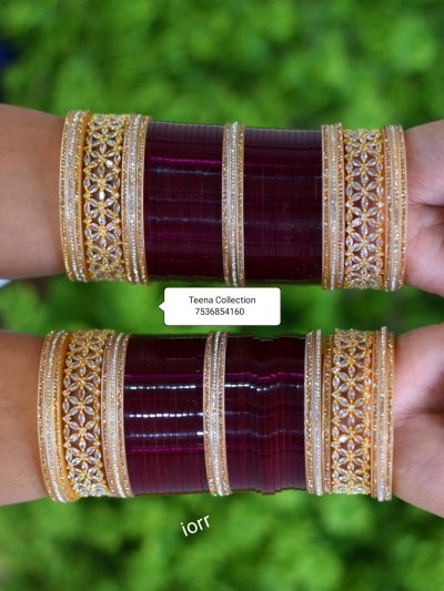 Gold Ad coc chura set(ppr)
