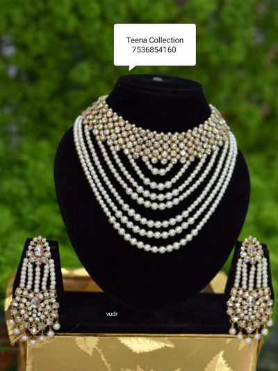 White stone necklace(wt)