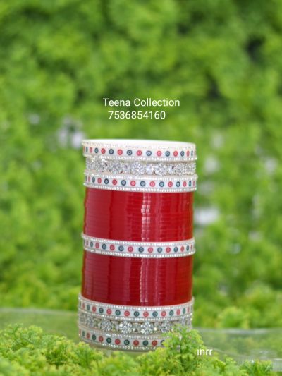 C.(#3)Dark Red Chura Set